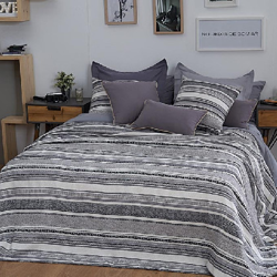 Colcha - Toscana cama 090 o 105cm - 180x260cm Gris en oferta