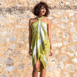 Foulard - Tempera 100x180 cm Pistacho en oferta