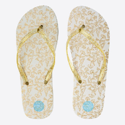 Chanclas - Gemma flor 38/39 EU Dorado precio