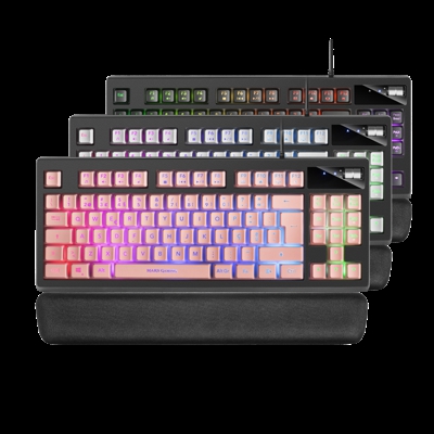 Teclado MKAX ROSA en PORTUGUÉS