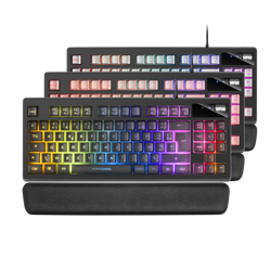 Teclado MKAX NEGRO en FRANCÉS en oferta