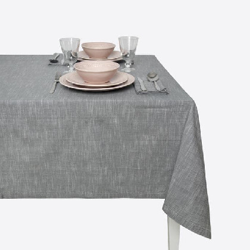 Mantel AlgodÃ³n - Gris chambray 6 Comensales - 150x200 cm Gris precio