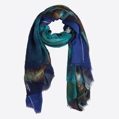 Foulard - Bcn Maremagnum 110x180 cm Azul