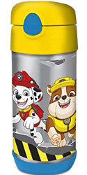 PAW PATROL 18960 - Botella cantimplora térmica de acero inoxidable con pajita, 360 ml en oferta