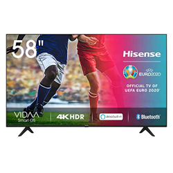 Hisense 58AE7000F (Modelo 2020) - Smart TV 58" 4K Ultra HD, HDR, Ultra Dimming, Bluetooth, Alexa Built-in, Botones Acceso Rápido, VIDAA U 3.0 con IA,  en oferta