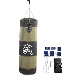 Solomi Saco de Arena, Saco de Arena de Boxeo Colgante Hook, Muay Kickboxing Grappling Artes Marciales Karate Canvas Hollow Training Saco de Boxeo 1 +  en oferta