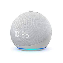 Nuevo Echo Dot (4.ª generación) | Altavoz inteligente con reloj y Alexa | Blanco características