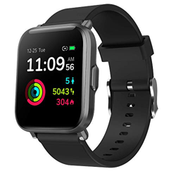 Reloj Inteligente Hombre Mujer, GRDE Smartwatch Fitness 24H Monitor de Oxigeno(SpO2)/Ritmo Cardíaco/Sueño 5ATM Impermeable Reloj GPS Running con 18 Mo en oferta