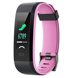 Willful Pulsera Actividad, Pulsera Actividad Inteligente Pantalla Color Reloj con Pulsómetro Impermeable IP68 Podómetro Pulsera Deportiva Reloj para X precio