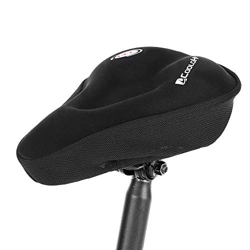 Lixada Cubierta de Asiento de Bicicleta Ergonómico de Silicona Gel Cómodo para MTB Bicicleta Ejercicio de Estacionaria de Bicicleta precio