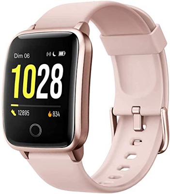 Willful Smartwatch,Pantalla de 1,3 Pulgadas Reloj Inteligente Impermeable IP68 con Pulsómetros para Mujer Hombre, Pulsera de Actividad Inteligente con