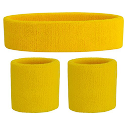 ONUPGO Set de muñequeras Deportivas Set de muñequeras con Banda de sujeción Bandas para Sudar Wristband Ejercicio atlético Baloncesto Muñequera y Band en oferta