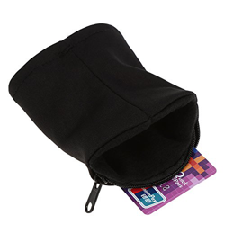 Alomejor Muñequera Banda de Sudor Deportes Moneda Bolsillo de Almacenamiento Bolsa para Correr Ciclismo y Otros Deportes(Black) precio