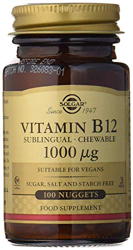 Solgar Vitamina B12, Comprimidos Masticables, Reduce el Cansancio, Ayuda a Liberar la Energía de los Alimentos, Activa la Vitalidad, Apto para Veganos precio