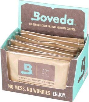 Kogu Boveda - Humidipak (62% 67 g, 4 paquetes, incluye funda)