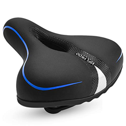 Viflykoo Sillín de Bicicleta,Asiento de Bicicleta,Sillín de Ciclismo, Cojín cómod de Bicicleta de Gel Hueco y ergonómico,absorción de Impactos y Espum en oferta