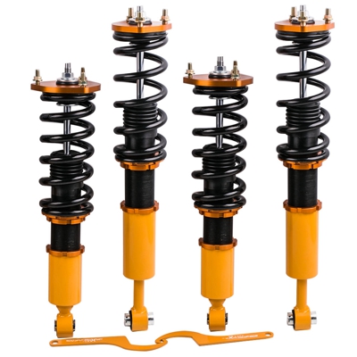 4x Kits Coilovers Suspensión Roscada Amortiguador Muelle para Lexus IS300 01-05