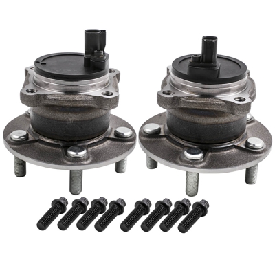 2x Cojinete de Rueda+ABS sensor Para Ford Focus II C-Max 1.6 1.8 Trasero