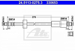 ATE 24.5113-0275.3 precio