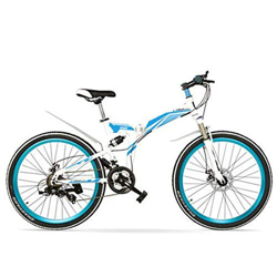 TYT Bicicleta de Montaña Eléctrica K660M Bicicleta Plegable de 24 Pulgadas Mtb, Bicicleta Plegable de 21 Velocidades, Horquilla con Cerradura, Frente  precio