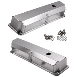 New para Ford FE 352 390 427 428 BBF Tall Fabricated Aluminum Valve Covers en oferta