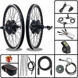 RICETOO Kit de conversión de Bicicleta eléctrica 36V / 48V 250W 16''20"24" 26"27.5" 28"700C Rueda Trasera de Cassette E-Bike Ciclismo Hub Motor con Pa características