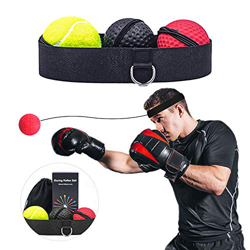 Reflejo de Boxeo,Ball Fight Ball Reflex,para Mejorar Las reacciones y la Velocidad, Ideal para Entrenamiento y Fitness,Correas de Silicona Ajustables, precio