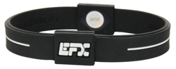 Efx Silicone Sport Wristband - Black, 8 Inch precio