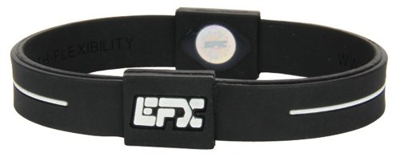 Efx Silicone Sport Wristband - Black, 8 Inch