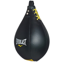 Everlast 4241 Pera de Boxeo de Velocidad de Cuero, Adultos Unisex, Negro, Talla M en oferta