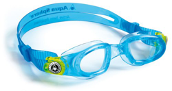 Aqua Sphere Moby – Gafas de natación transparente ideal para natación y deportes de agua - 167900, Transparente/Aguamarina en oferta