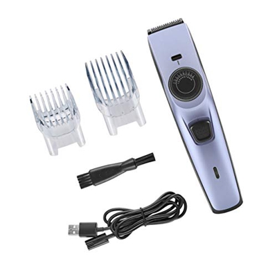 Maquina Cortapelos Hombres, Profesional Cortadora de cabello eléctrica y Afeitadora de barra USB Recargable Sin cable Kit de corte de pelo Barbero con