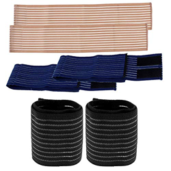 3 Pares de Correas de Muñeca Ajustables Deporte Muñequera, Muñequera de Protección de Muñeca Fitness Muñequeras para Hombre y Mujer para Levantar de P características