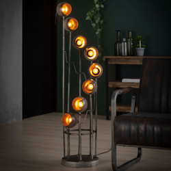 Lámpara de pie Spiralamp, 8 luces en oferta