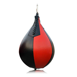 Afittel0 Bola de Boxeo de Cuero de la PU, Bolsa de Boxeo de Pera Deportiva de Boxeo Gym MMA, Bolsa Pesada de Bola de demolición, Bola giratoria de Ent en oferta