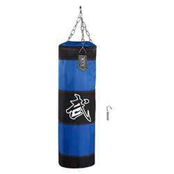 Saco de arena de boxeo Saco de arena pesado Sacos de arena con cadena de hierro y gancho de expansión para vendas de manos Kickboxing Muay Thai Traini en oferta