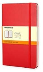 Moleskine Cuaderno Classic grande rojo características