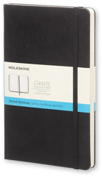 Moleskine Classic grande tapa dura punteado negro características