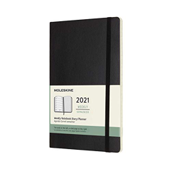 Moleskine Agenda  Large 7g + Note Soft Black 2021 en oferta