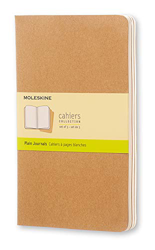 Cahier Journals: Moleskine Plain Cahier Journal Kraft Large Set : Plain Journals by Moleskine Staff (2008, Diary, Journal, Blank Book) precio