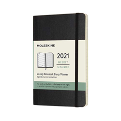 Moleskine Agenda  Pocket 7g Oo Note Soft Black 2021 precio