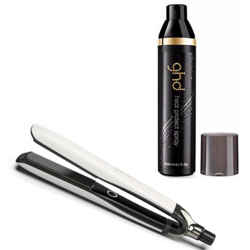 Platinum Straightener + White Kit and ghd protector
 características