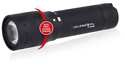 LED Lenser P7QC Quad Colour LED Torch - 9407Q