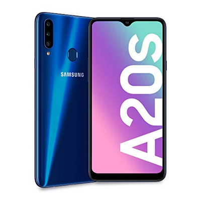 SAMSUNG Smartphone MÓVIL Galaxy A20S Blue - 6.5'/16.5CM - CAM (13+8+5)/8MP - OC 1.8GHZ - 32GB - 3GB RAM - Android - 4G - Dual SI