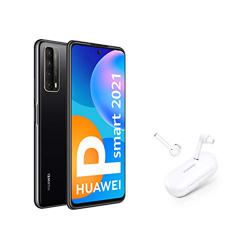 HUAWEI P smart 2021 + FreeBuds 3i - Smartphone con pantalla de 6,67 pulgadas Full HD, 4GB de RAM y 128 GB de ROM, 22.5W HUAWEI SuperCharge, 5000 mAh d precio