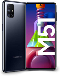 Samsung Galaxy M51 Smartphone de 6.7" FHD+ | Móvil Libre | Batería 7000 mAh y Carga rápida - Color Negro [Versión española] [Exclusivo Amazon] en oferta