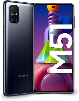 Samsung Galaxy M51 Smartphone de 6.7" FHD+ | Móvil Libre | Batería 7000 mAh y Carga rápida - Color Negro [Versión española] [Exclusivo Amazon]