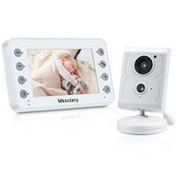 Vigilabebés,Camara Vigilancia Bebe 4.3 '', Vigilabebés Inalambrico Bebé Monitor Inteligente, con Cámara y Audio, Visión Nocturna, con Monitor de Tempe en oferta