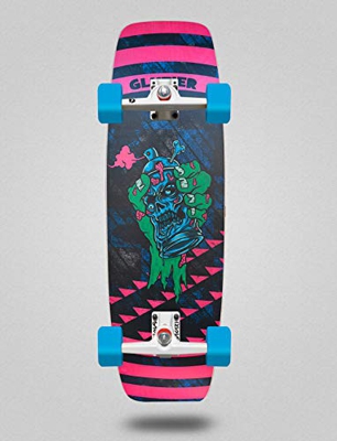 Glutier Surfskate Complete with SGI Sakari Surf Skate Trucks - Spray Hand 31.5