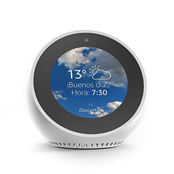 Amazon Echo Spot - Reloj despertador inteligente con Alexa, blanco en oferta